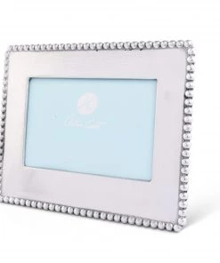 Arthur Court Engravable Beaded Photo Frame 4x6