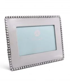 Arthur Court Engravable Beaded Photo Frame 4x6