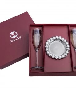 Arthur Court Mr & Mrs Champagne Set