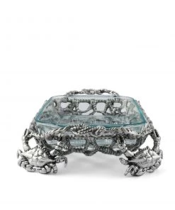 Arthur Court Casserole Servers Crab And Net Casserole 3 Quart Holder