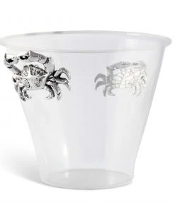 Arthur Court Crab Handle Acrylic Ice Bucket Ice Buckets & Wine Buckets