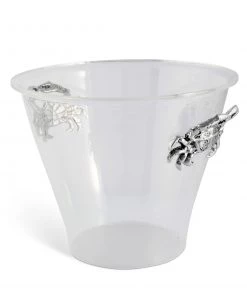 Arthur Court Crab Handle Acrylic Ice Bucket Ice Buckets & Wine Buckets