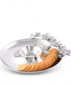 Arthur Court Chip & Dip Sets Butterfly And Dogwood Chip And Dip