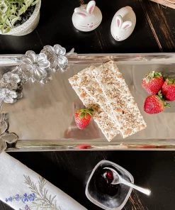 Arthur Court Butterfly Oblong Dogwood Tray Trays