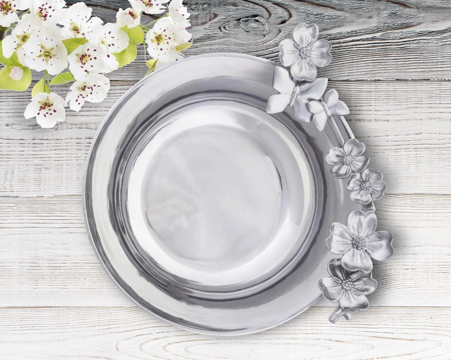 Arthur Court Dogwood Serving Bowl Salad Bowls