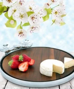 Arthur Court Dogwood Wood Cheese Board