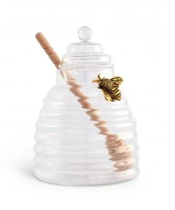 Arthur Court Gold Bee Honey Jar With Dipper Mother's Day Gifts