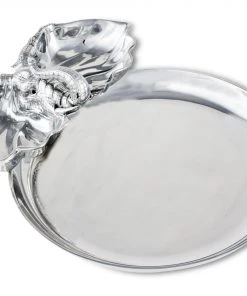 Arthur Court Elephant 14 Round Chip & Dip