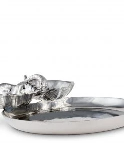 Arthur Court Elephant 14 Round Chip & Dip