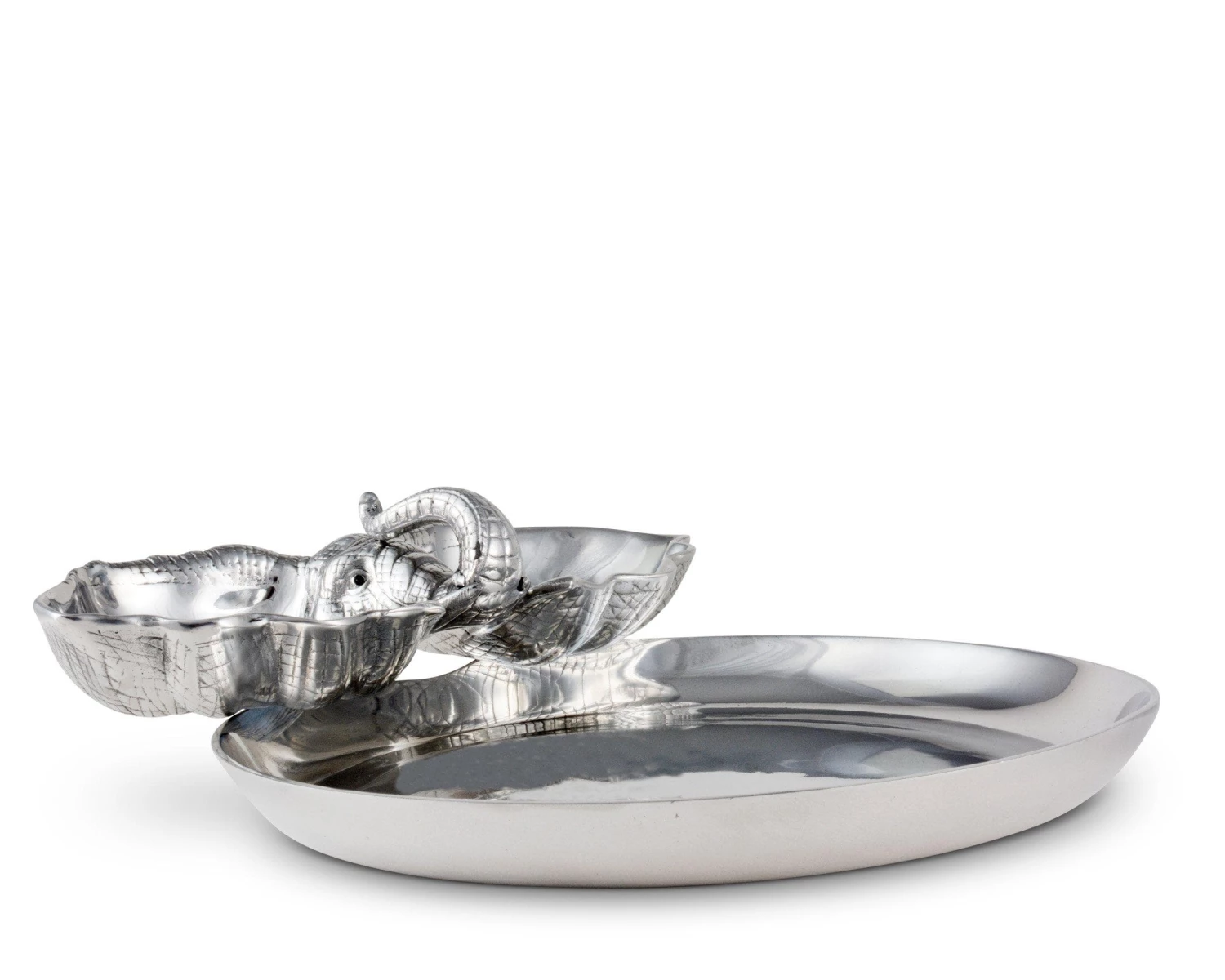 Arthur Court Elephant 14 Round Chip & Dip