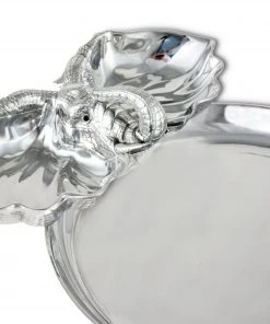 Arthur Court Elephant 14 Round Chip & Dip