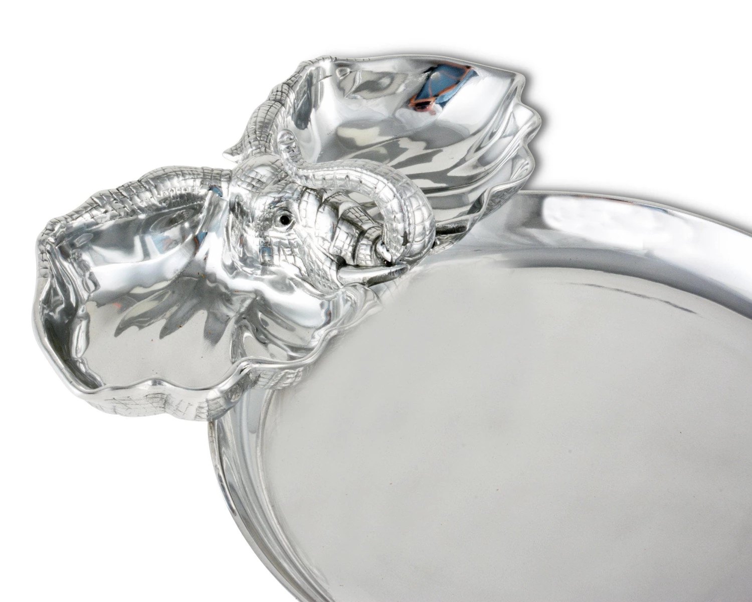 Arthur Court Elephant 14 Round Chip & Dip