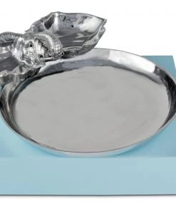 Arthur Court Elephant 14 Round Chip & Dip