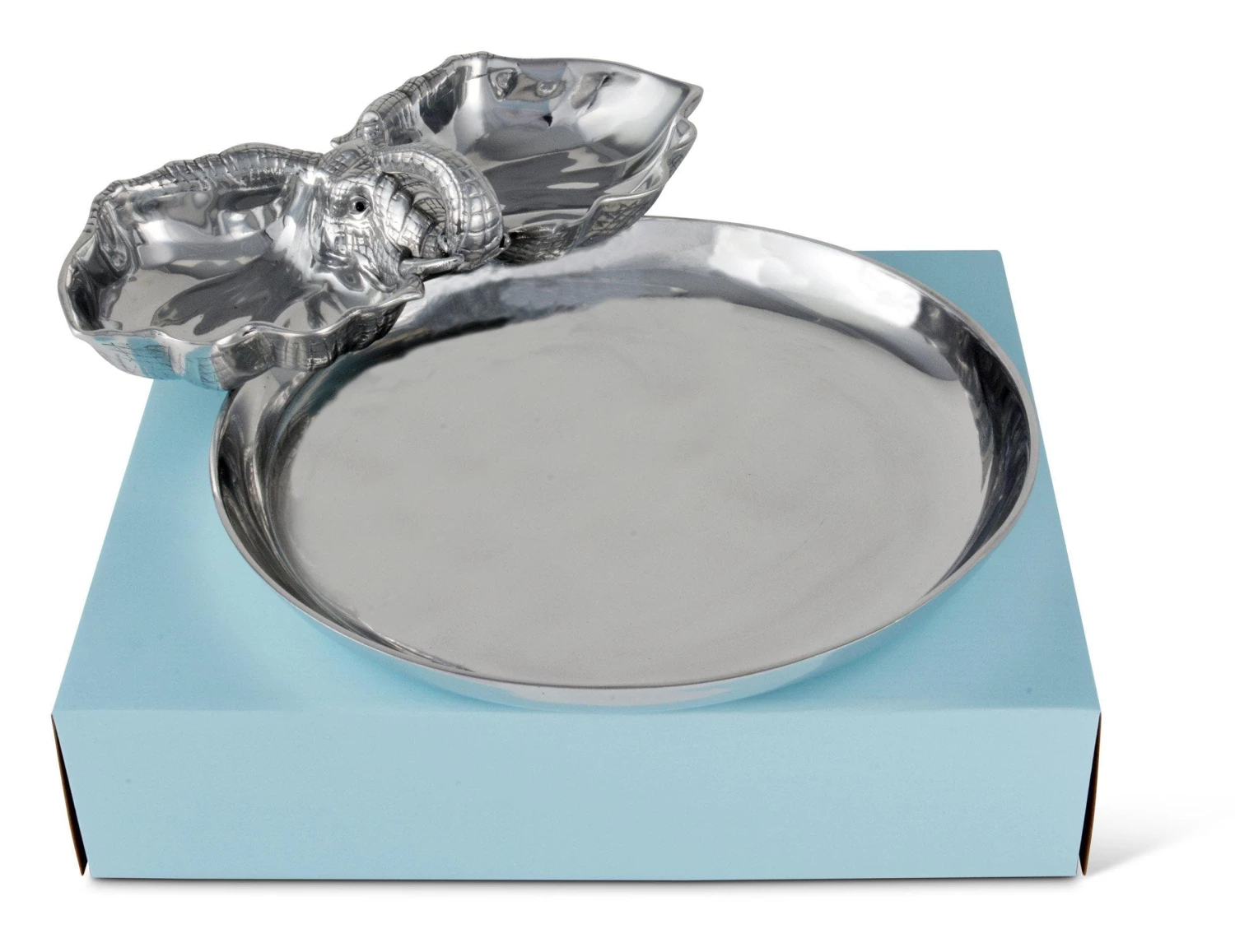 Arthur Court Elephant 14 Round Chip & Dip