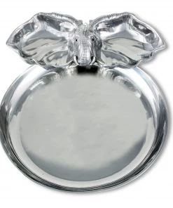 Arthur Court Elephant 14 Round Chip & Dip