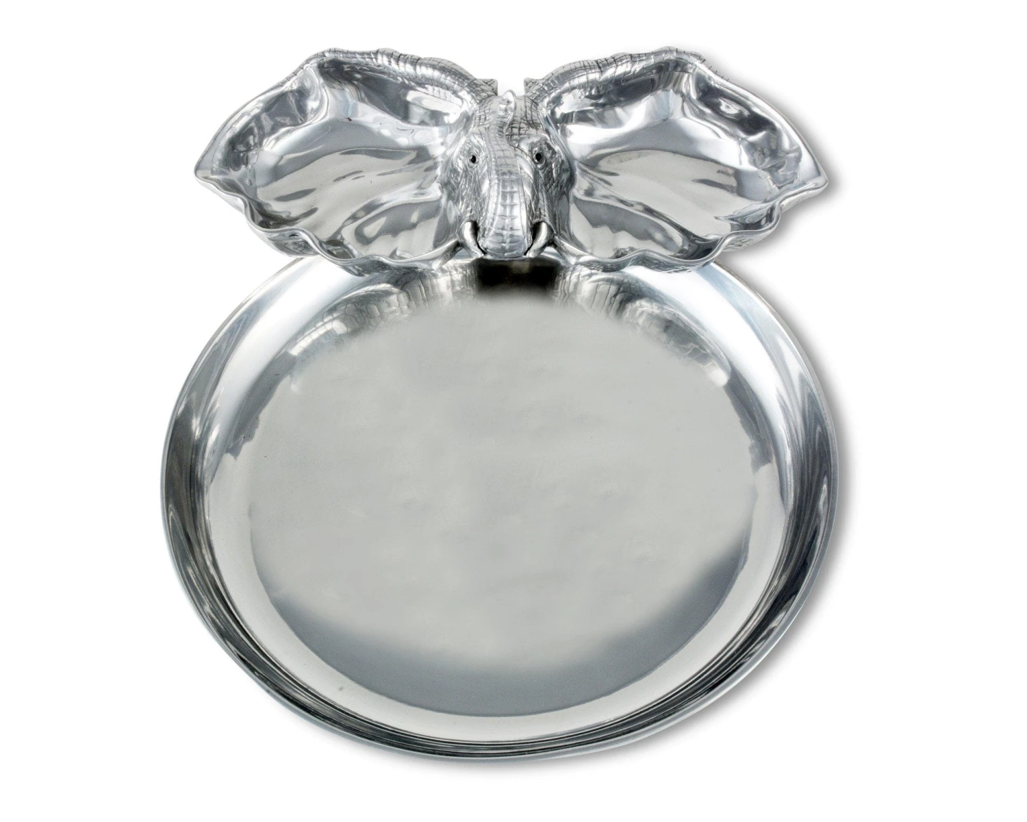 Arthur Court Elephant 14 Round Chip & Dip