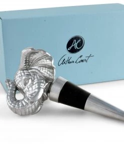 Arthur Court Elephant Bottle Stopper