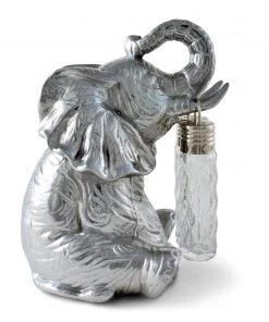 Arthur Court Elephant Hanging Salt And Pepper Set