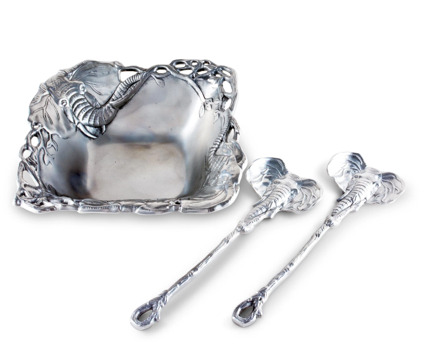 Arthur Court Elephant Salad Set 3-Pc