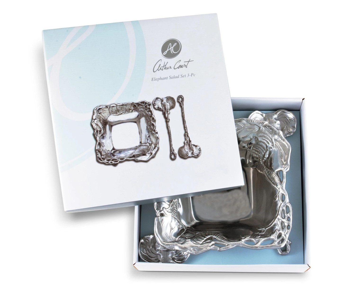 Arthur Court Elephant Salad Set 3-Pc