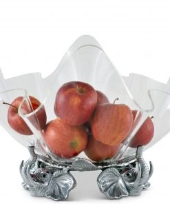 Arthur Court Elephant Stand Acrylic Bowl 14