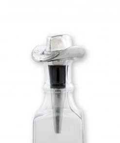 Arthur Court Bottle Stoppers Cowboy Hat Bottle Stopper
