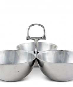Arthur Court Equestrian Bit 3 Nut Bowl Nut Bowls