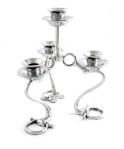 Arthur Court Candlesticks Equestrian Bit Four Light Candlestick