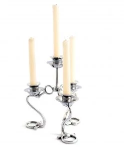 Arthur Court Candlesticks Equestrian Bit Four Light Candlestick