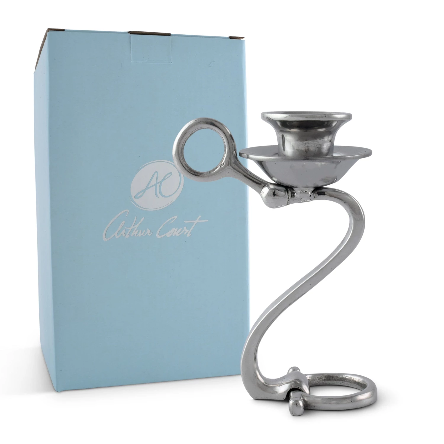 Arthur Court Candlesticks Equestrian Bit Single Candlestick