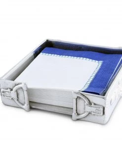 Arthur Court Equestrian Cocktail Napkin Box