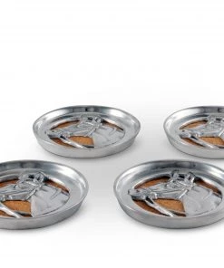 Arthur Court Equestrian Drink Coaster Set Of 4