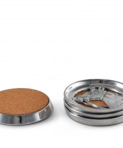 Arthur Court Equestrian Drink Coaster Set Of 4