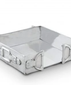 Arthur Court Equestrian Luncheon Napkin Box