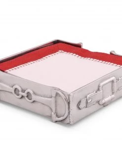 Arthur Court Equestrian Luncheon Napkin Box
