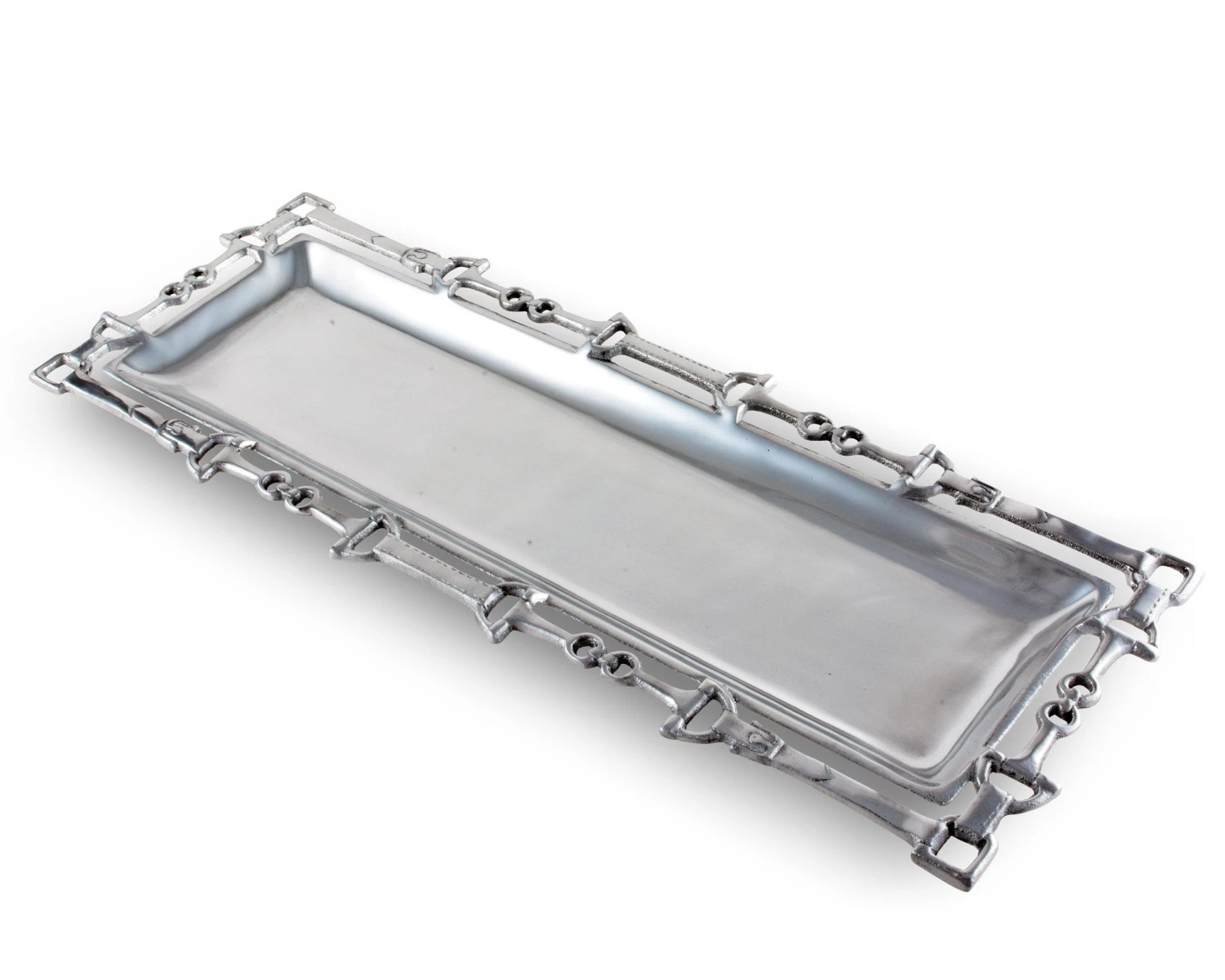 Arthur Court Oblong Trays Equestrian Oblong W/Openwork