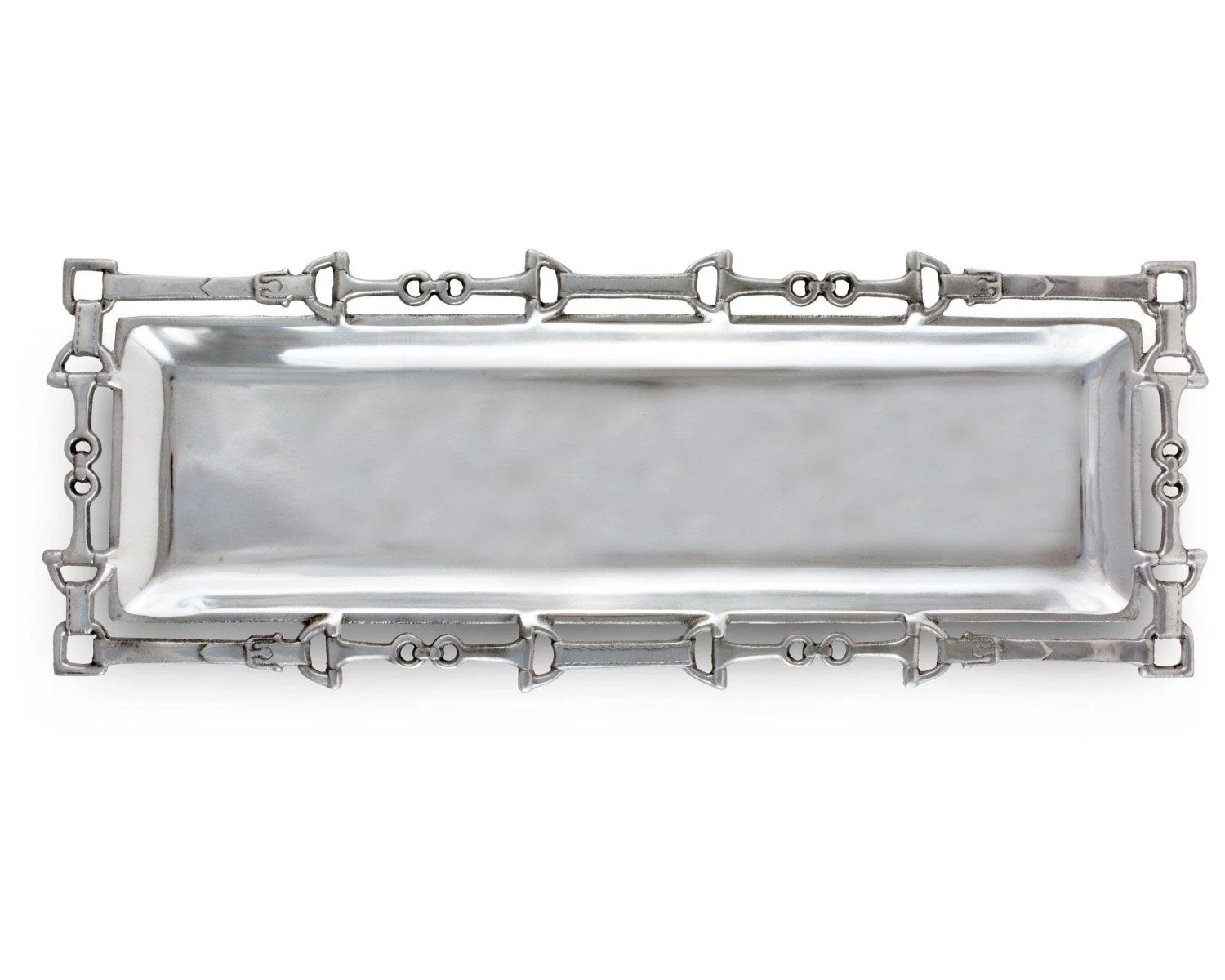 Arthur Court Oblong Trays Equestrian Oblong W/Openwork