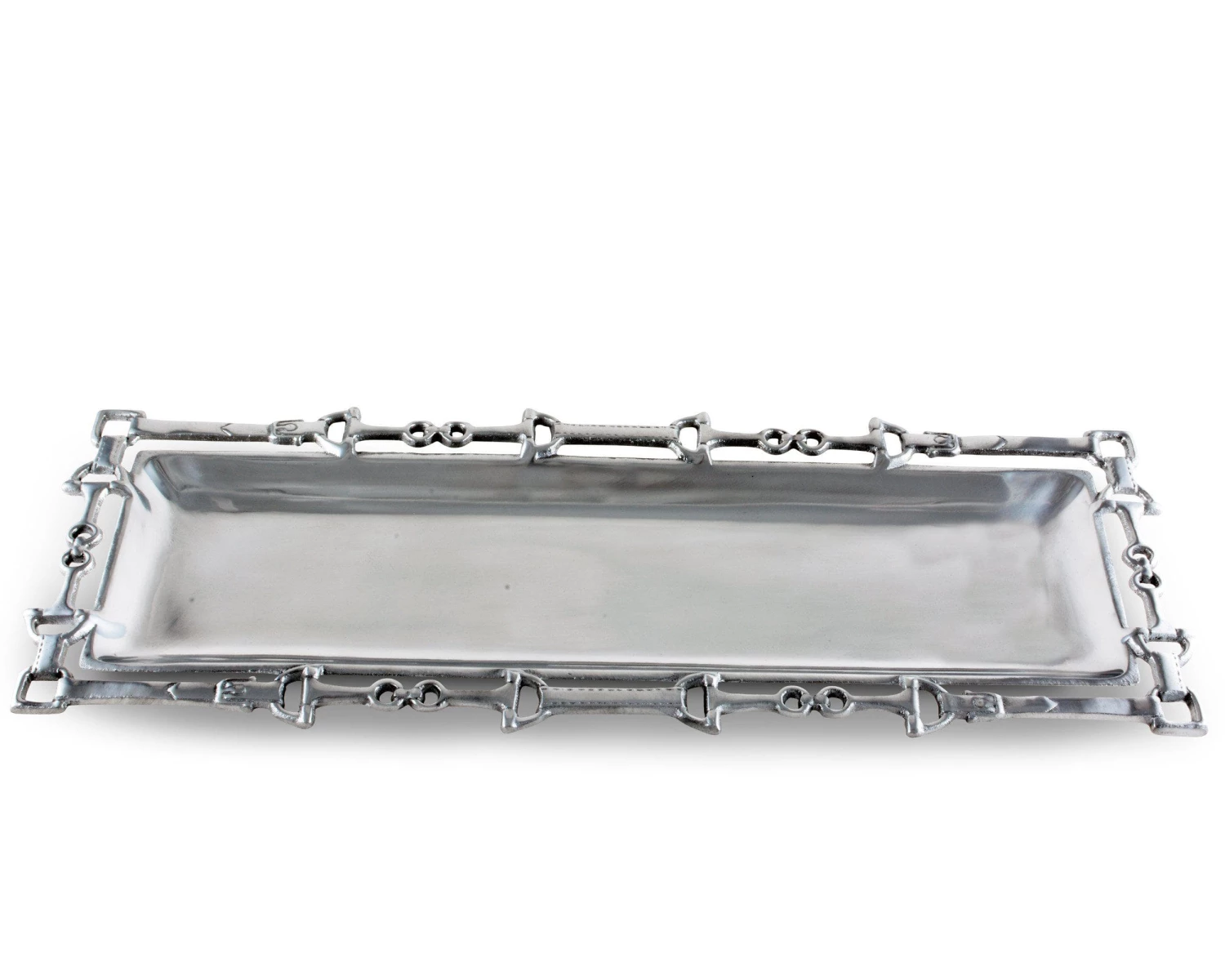 Arthur Court Oblong Trays Equestrian Oblong W/Openwork
