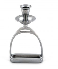 Arthur Court Equestrian Stirrup Candlestick Candlesticks