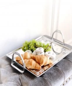 Arthur Court Equestrian Stirrup Tray - Large