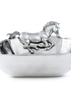 Arthur Court Serving Bowls Horse 11 Bowl