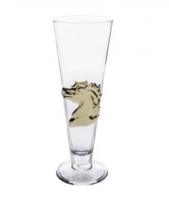Arthur Court Groomsmen Gifts Horse 24k Gold Plated Pilsner