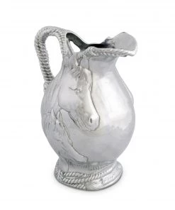 Arthur Court Pitchers Horse And Rope Pitcher