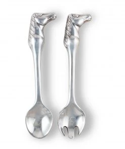 Arthur Court Salad Serving Sets Horse Figural Serving Set-Set/2