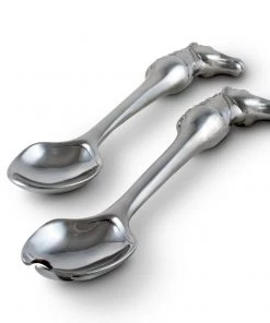 Arthur Court Salad Serving Sets Horse Figural Serving Set-Set/2