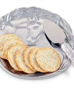 Arthur Court Cheese Boards & Cheese Sets Horse Plate With Server