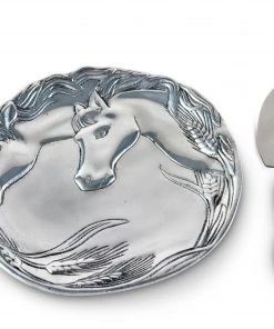 Arthur Court Cheese Boards & Cheese Sets Horse Plate With Server