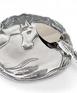 Arthur Court Cheese Boards & Cheese Sets Horse Plate With Server