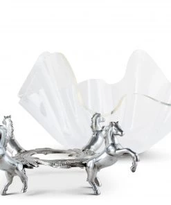 Arthur Court Acrylic Serving Bowls Horse Stand Acrylic Bowl 14