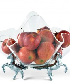 Arthur Court Acrylic Serving Bowls Horse Stand Acrylic Bowl 14